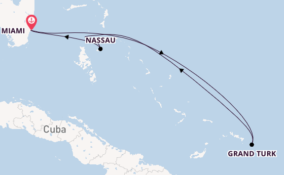 Caribbean vanaf Miami, Verenigde Staten met de MSC Seashore