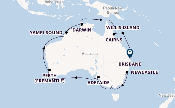 Australia from Sydney, Australia with the Crown Princess