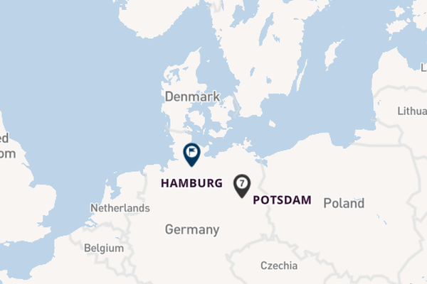 Elbe vanaf Dresden, Duitsland met de VIVA RUBY