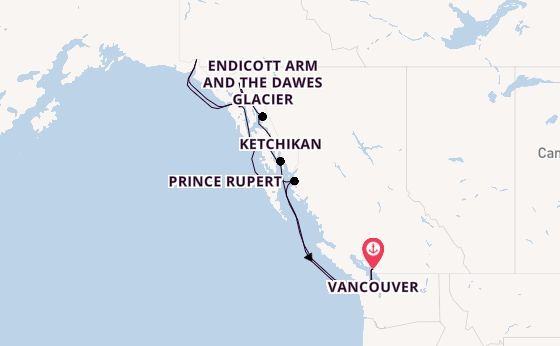 Alaska & West Canada from Vancouver, Canada with the EXPLORA III