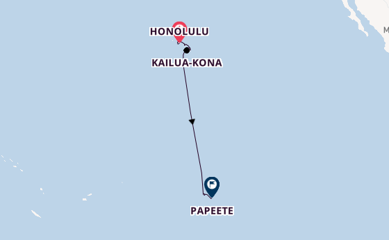 Polynesië vanaf Honolulu, Hawaï met de Norwegian Spirit
