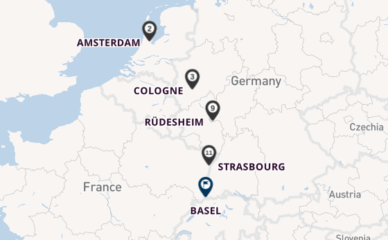 Rhine River, Europe from Amsterdam, Netherlands with the AmaCerto