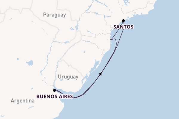 Brazilië vanaf Camboriú, Brazilië met de MSC Meraviglia