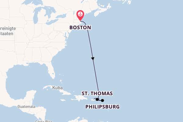 Östliche Karibik ab Boston, USA auf der Norwegian Breakaway