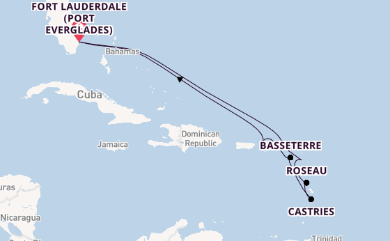 Eastern Caribbean Winward & Leeward Islands