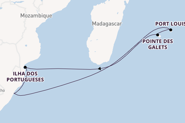 Africa from Durban, South Africa with the MSC Sinfonia