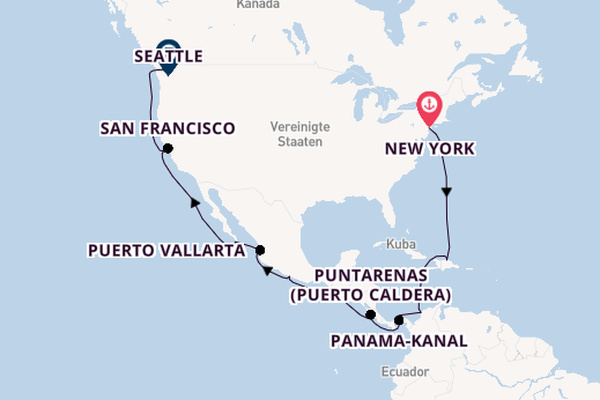 Norwegian Bliss - Vom Broadway zum Pazifik: New York City, der Panamakanal & die Schätze Mittelamerikas