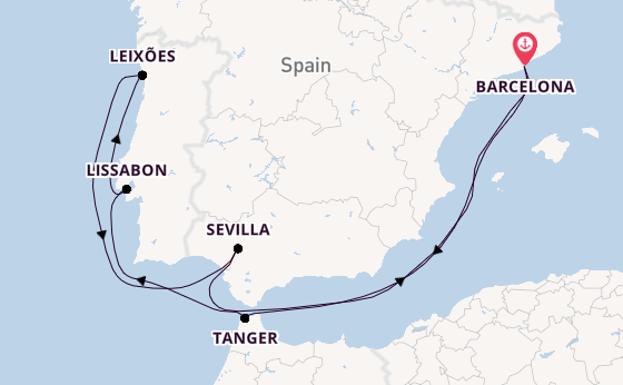 Westelijke Middellandse Zee vanaf Barcelona, Spanje met de Celebrity Equinox