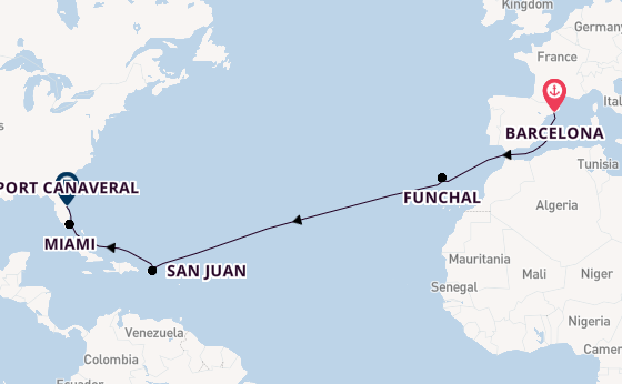 Transatlantic from Australia with the MSC Grandiosa