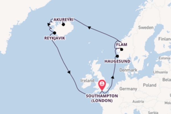 15 day expedition from Southampton (London)