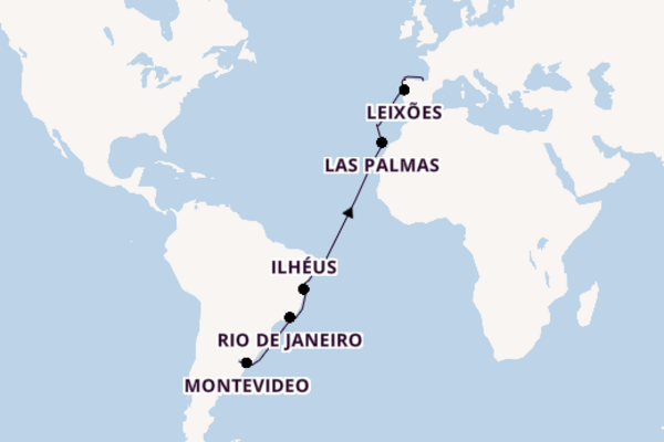 Journey with MSC Cruises from Buenos Aires