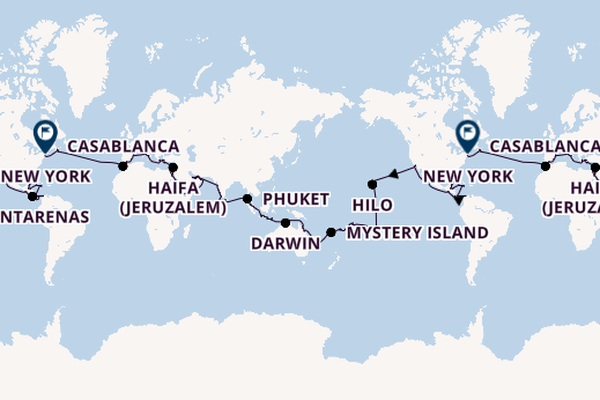 Wereldreizen vanaf Miami, Verenigde Staten met de Seven Seas Splendor