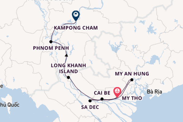 Herrliche Reise nach Kampong Cham