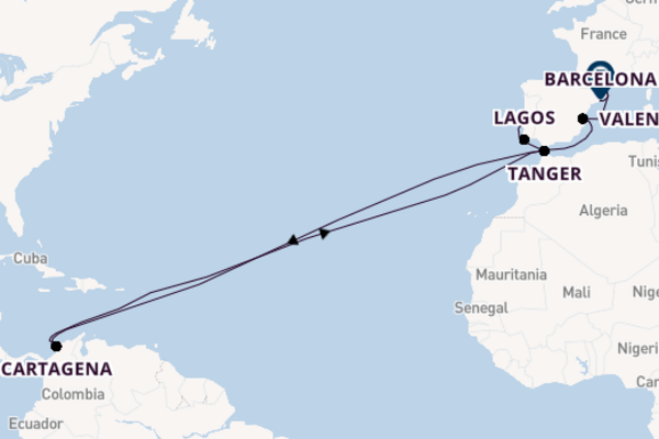 9daagse reis aan boord van de L'Austral