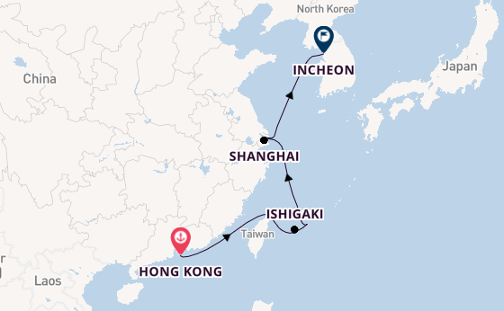 East Asia from Hong Kong, China with the Seven Seas Splendor