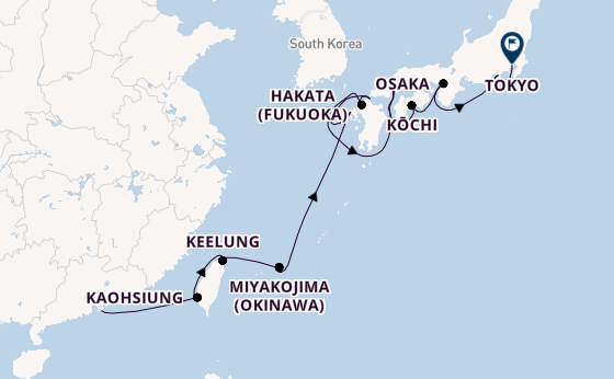 Walls & Warriors Tour, All Inclusive Taiwan and Japan Cruise with Hong Kong and Tokyo Stays