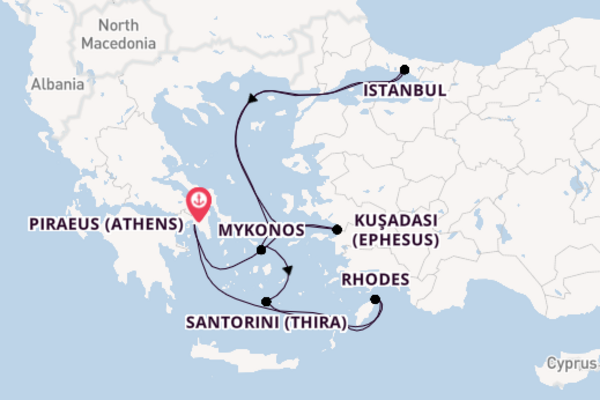 Mediterranean from Athens with Norwegian Viva