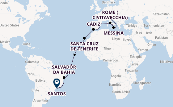 Transatlantic from Venice, Italy with the MSC Armonia 