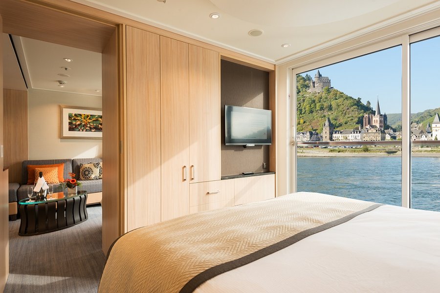 Rhine River, Europe from Basel, Switzerland with the Viking Tir