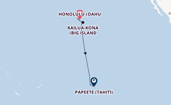 Polynesien ab Honolulu (Oahu, Hawaii) auf der Norwegian Spirit