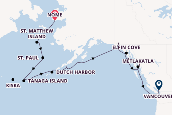 19 day cruise from Nome