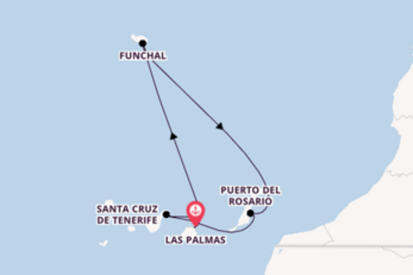8daagse cruise naar Funchal