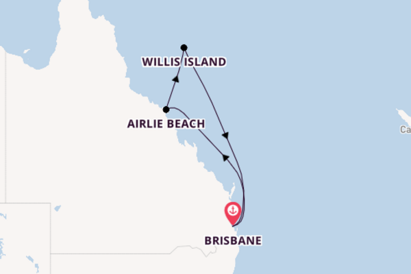 Australia from Brisbane, Australia with the Quantum of the Seas