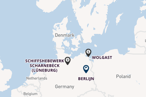 Oder vanaf Stralsund, Duitsland met de VIVA RUBY
