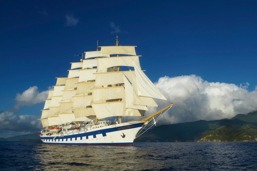 Mittelmeer ab Venedig, Italien auf der Royal Clipper
