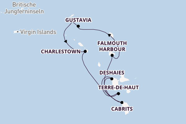 Südliche Karibik ab Philipsburg, St. Maarten auf der Star Flyer