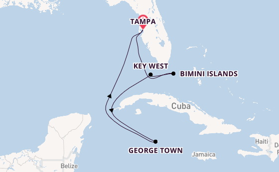 Caribbean from Tampa, Florida with the Celebrity Constellation