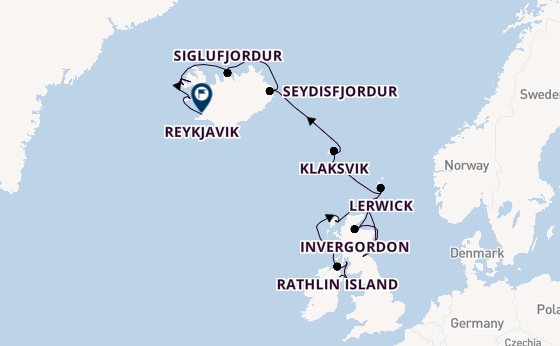 United Kingdom from Belfast, Northern Ireland, United Kingdom with the Seabourn Venture