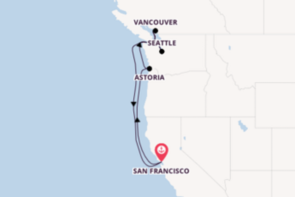 8 day cruise from San Francisco