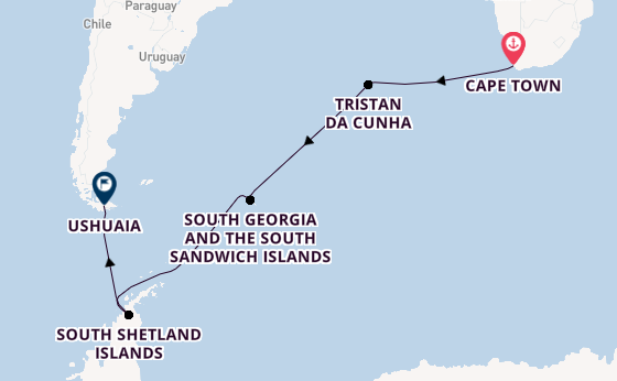 Transatlantic from Cape Town, South Africa with the HANSEATIC spirit