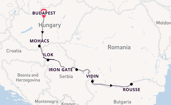 Danube River, Europe from Budapest, Hungary with the AmaRudi
