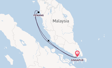 Südostasien ab Singapur, Singapur auf der Quantum of the Seas