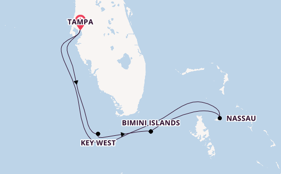 Caribbean from Tampa, Florida, USA with the Celebrity Summit