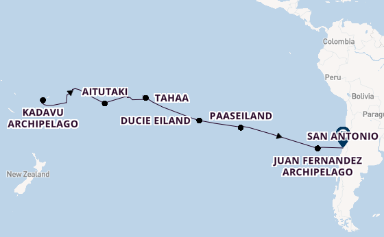 Polynesië vanaf Lautoka, Fiji met de Seabourn Pursuit