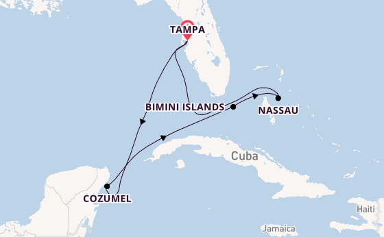Caribbean from Tampa, Florida with the Celebrity Summit