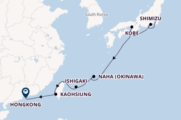 Oost-Azië vanaf Tokio, Japan met de Seven Seas Explorer