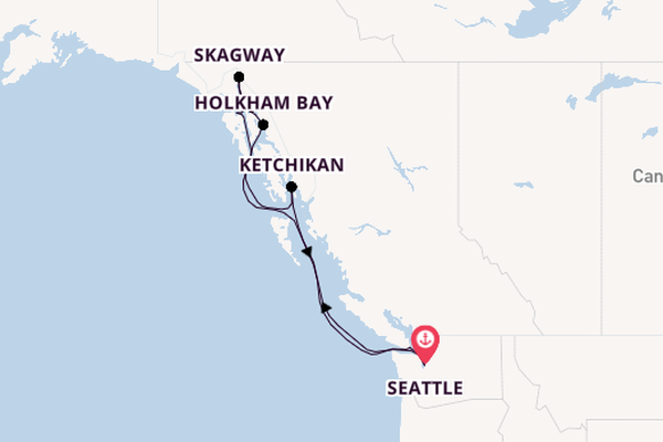 Alaska & West Canada from Seattle, Washington, USA with the Norwegian Joy