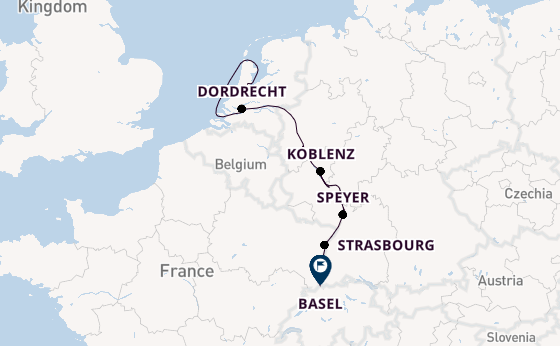 Rhine River, Europe from Amsterdam, Netherlands with the Viking Hervor