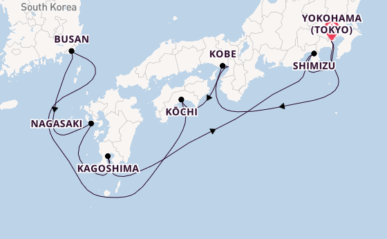 Japan from Yokohama (Tokyo), Japan with the Celebrity Solstice