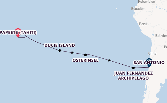 Polynesien ab Papeete (Tahiti), Französisch-Polynesien auf der Seabourn Pursuit