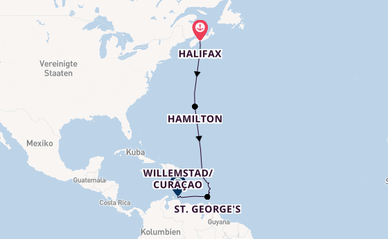 Karibik ab Halifax, Kanada auf der HANSEATIC inspiration