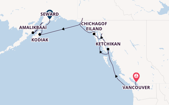 Alaska vanaf Vancouver met de HANSEATIC spirit