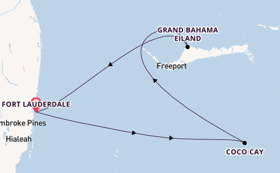 Caribbean vanaf Fort Lauderdale, Verenigde Staten met de Brilliance of the Seas