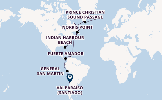 Transatlantic from Reykjavik, Iceland with the Seabourn Pursuit