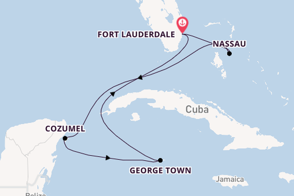 Caribbean vanaf Fort Lauderdale, Verenigde Staten met de Celebrity Beyond