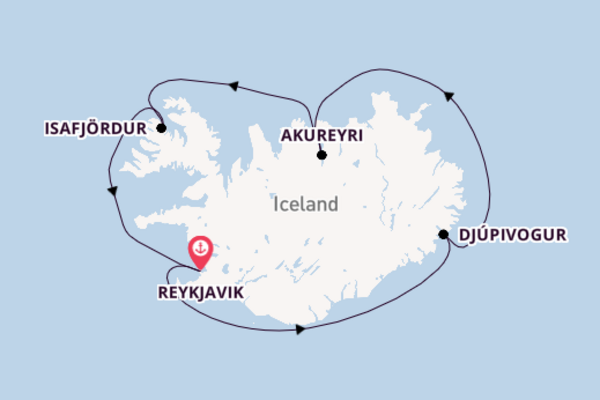 Arctic From Reykjavik with the Celebrity Silhouette